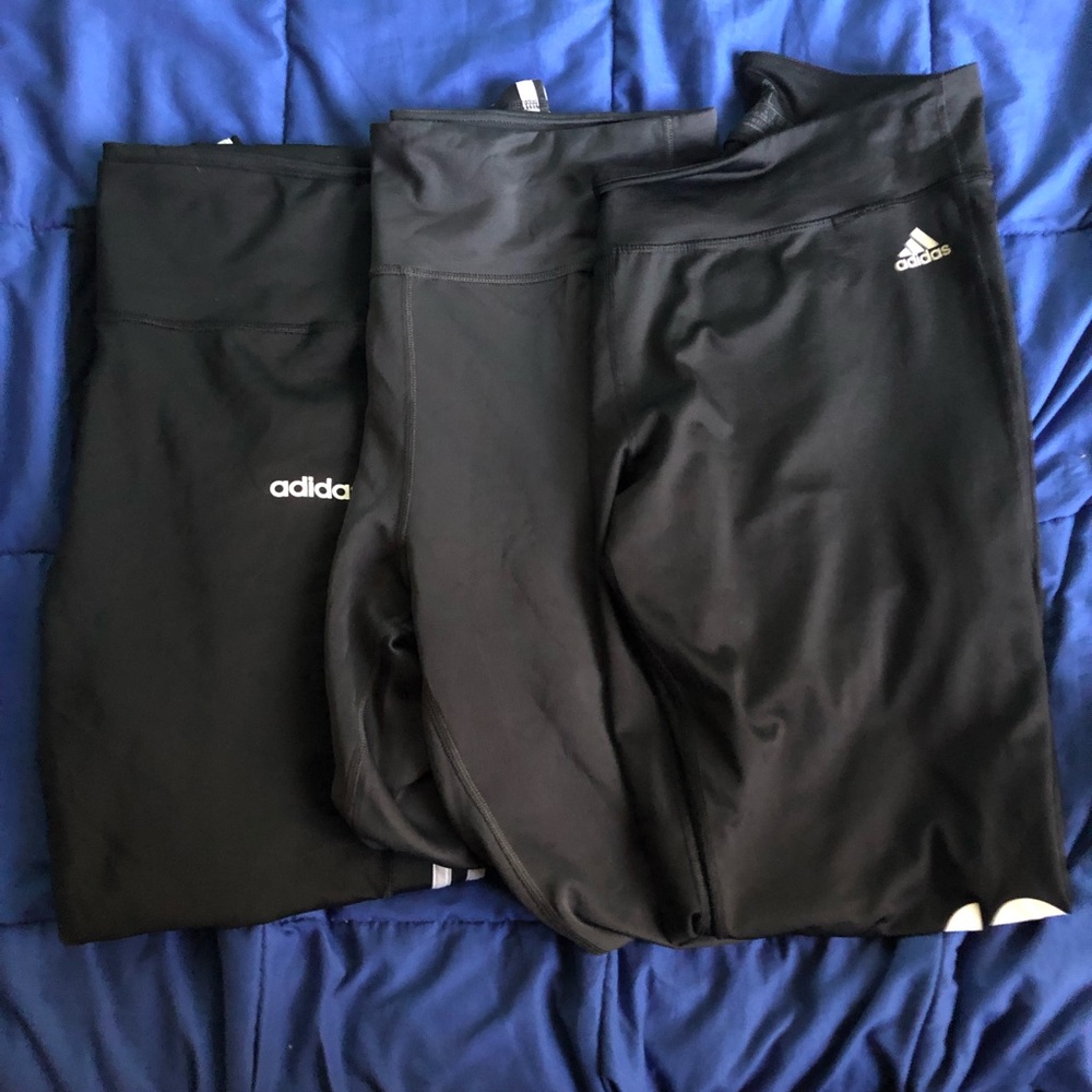Adidas 7/8 Leggings Size XL Lot (3)